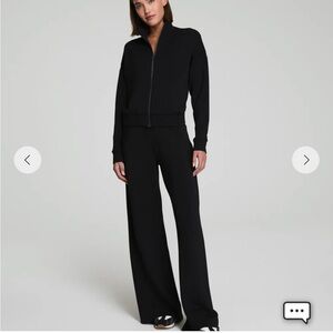 NWT Spanx Wide Leg Track Pants